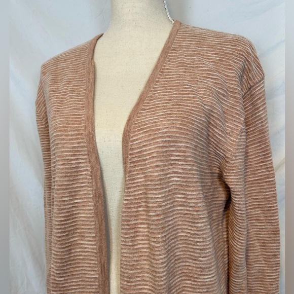 Madewell Summer Ryder Blush Stripe Open Cardigan Sweater XS - Picture 3 of 6